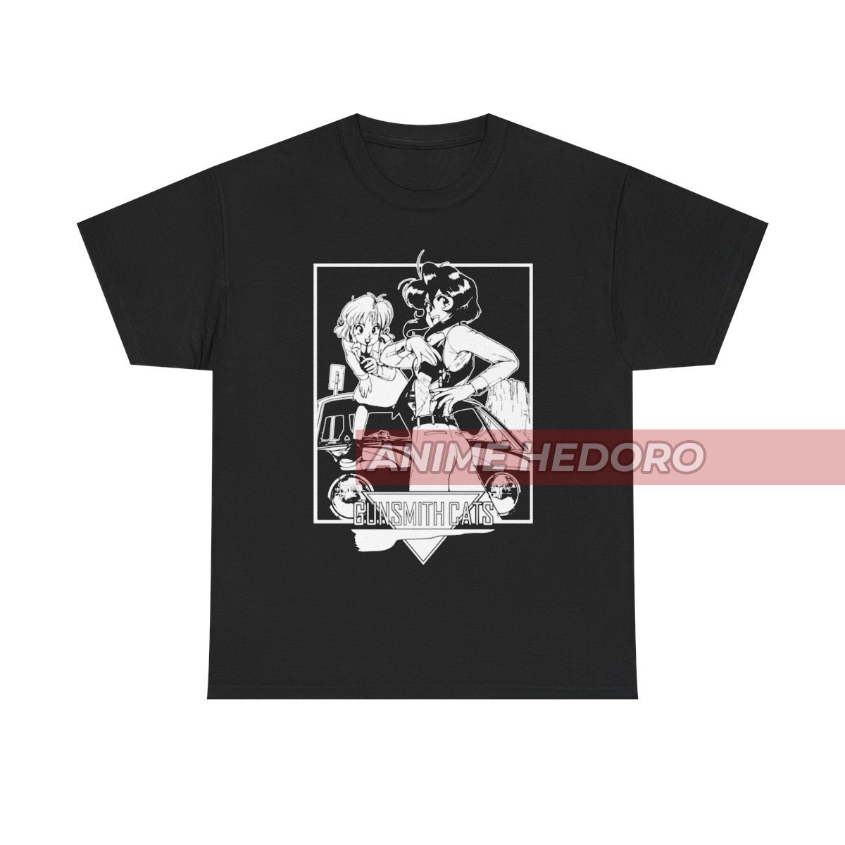 Unisex Gunsmith Cats Rally Vincent Anime T-shirt, Retro Unisex Gunsmith Cats Rally Vincent Anime T-shirt, Retro