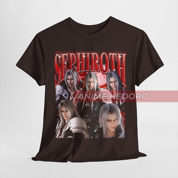 ユニセックス FFVII セフィロス 海賊版ゲームTシャツ、日本のビデオ