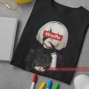 Unisex Nier 2B Gaming Waifu T-Shirt, Videogame Anime Shirt