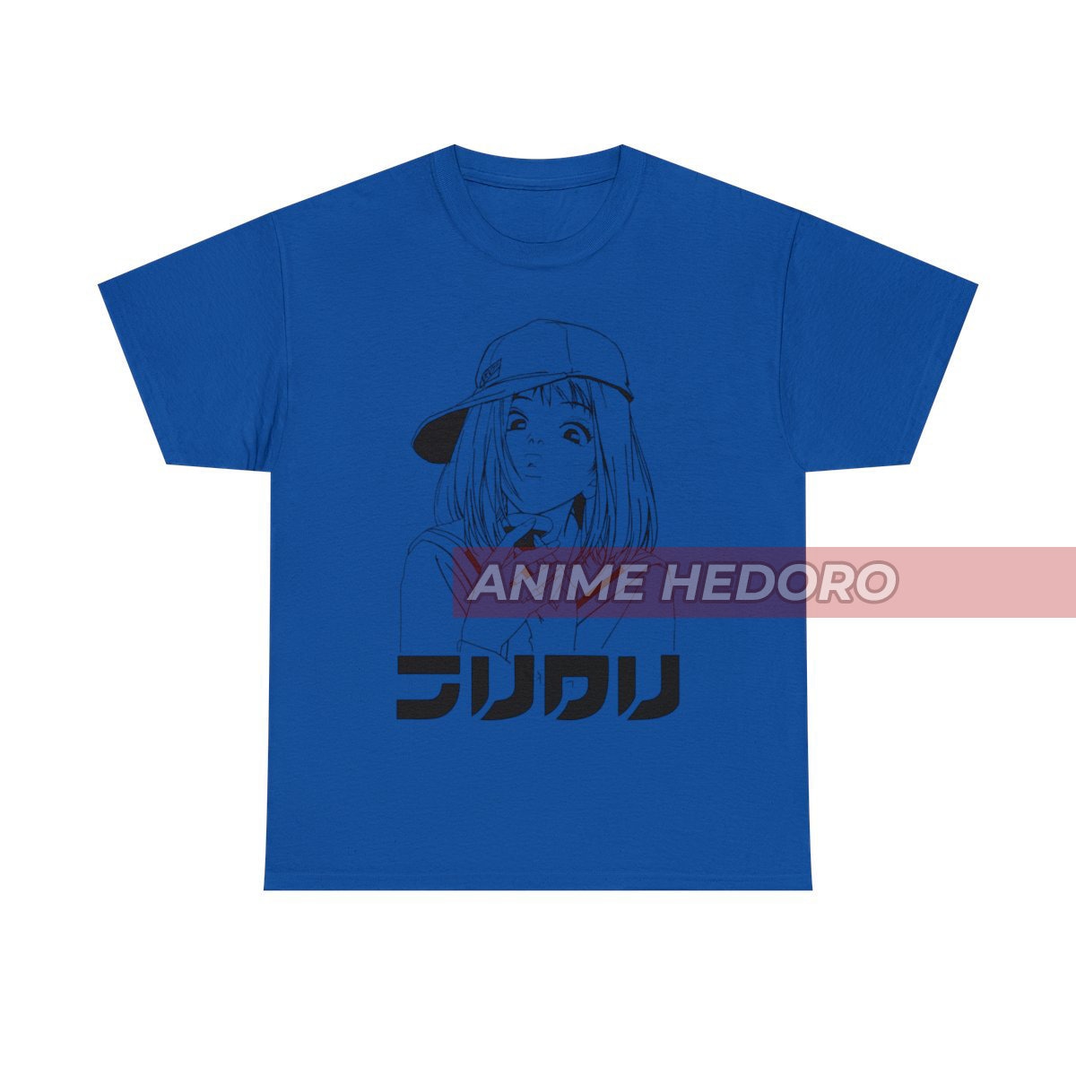 ユニセックス FLCL 鮫島まみみ アニメ T シャツ、レトロ マンガ シャツ 