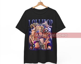 トップ Unisex Lollipop Chainsaw Gaming Bootleg T-shirt, Videogame トップス
