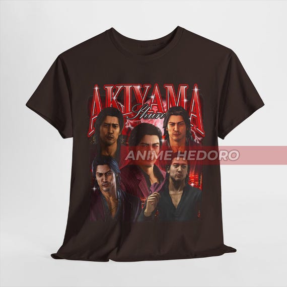 Unisex Yakuza Akiyama Bootleg Gaming T-shirt, Japanese