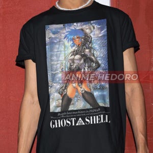 Unisex Ghost Major Kusanagi Vintage Anime T-Shirt, Manga Retro Waifu Shirt