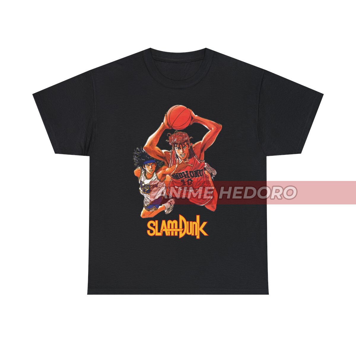 Unisex Slam Dunk 90s Anime Sakuragi Hanamichi T-shirt, Vintage