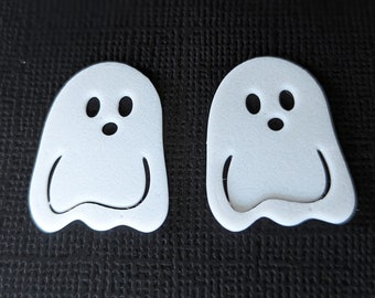 Kawaii Ghost Bookmark Set: Spooky Halloween Book Accessories (50 pack)