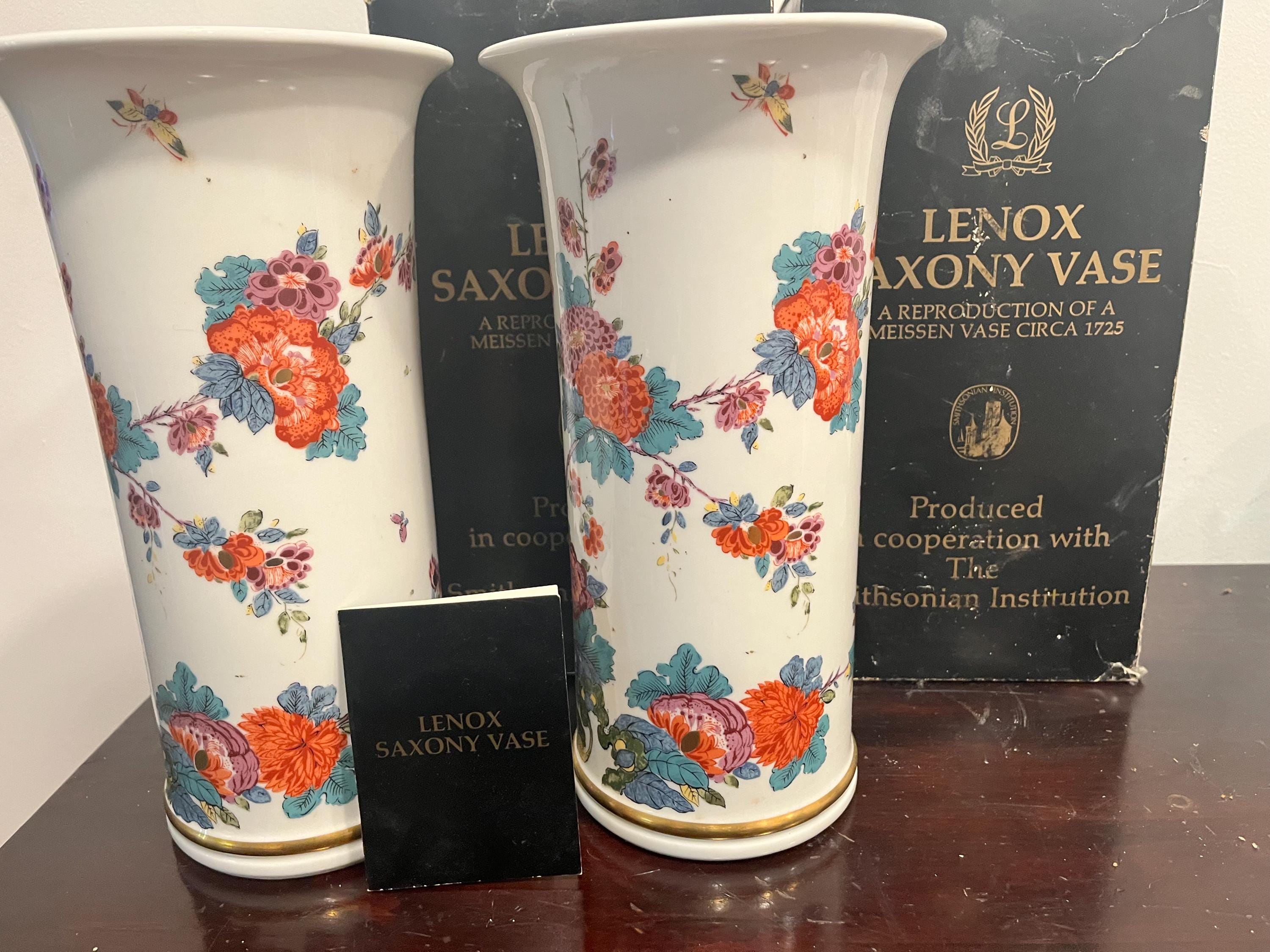 Lenox Saxony Vase - Etsy