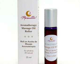 Roll on Massage Oil, Herbal Healing Oil with Arnica, Rosemary, Lavender, Aromatherapy, Pain Relief, Headache, Anxiety Relief, Selfcare Gift