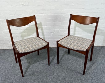 Set of 2 Møbler Danish Design Teakholz Stuhl Vintage Mobler Made in Denmark