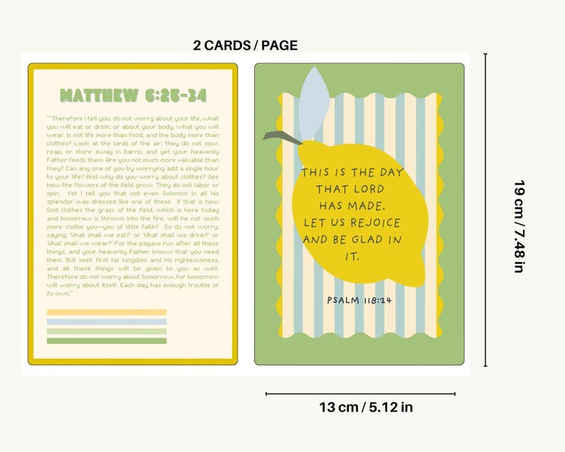 Printable Bible Verse Cards: Catholic Prayer, Daily Devotional (digital ...