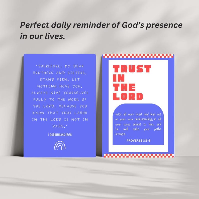 Printable Bible Verse Cards: Catholic Daily Devotional (digital ...