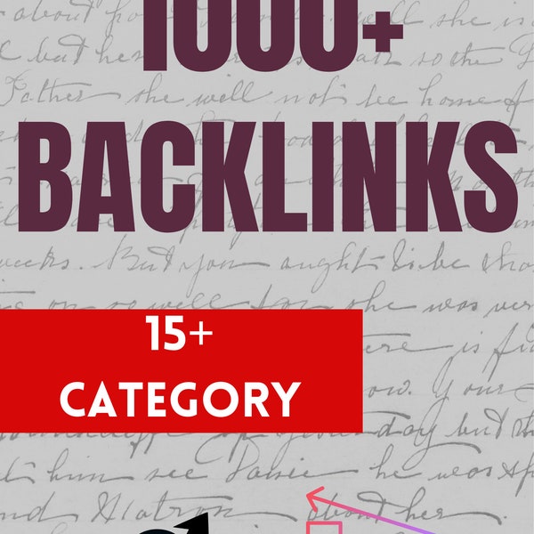1000+ BACKLINKS SEO de haute qualité pour votre site Web | Classement du site Web sur Google | Référencement du site Web