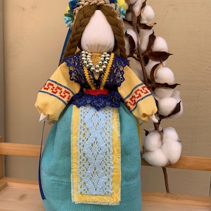Motanka, Doll Beregynia, Amulet doll, Ukrainian mother doll, Ukrainian folk style, Cotton doll, Ukrainian gift, folk art