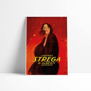 Strega Alberti Benevento Likör von Marcello Dudovich