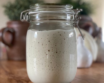 Over Century Old Organic Sourdough Starter Live Culture mothers day gift, valentines gift