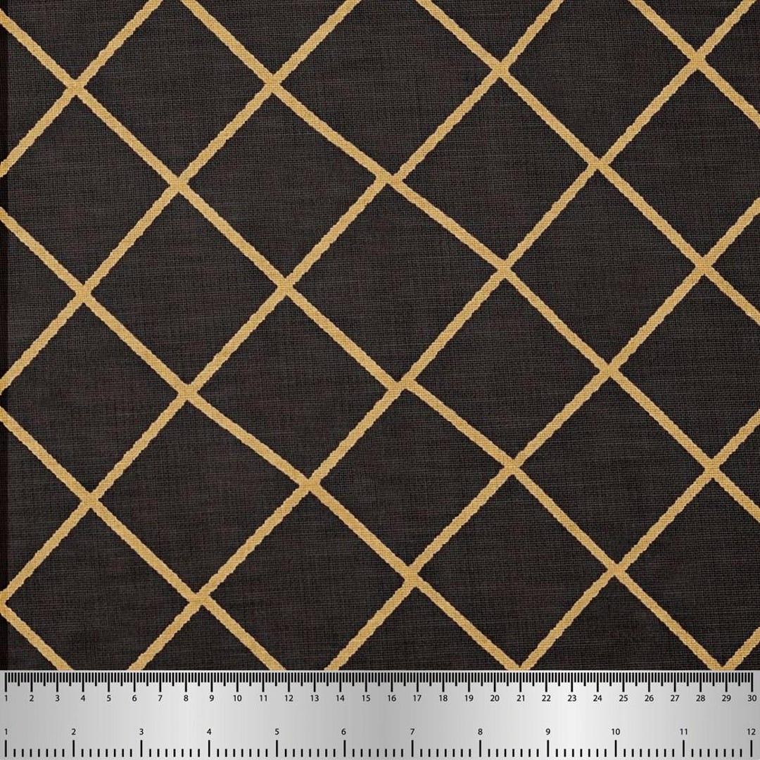 Modern Diamond Pattern, Fabric by the Yard, 58 In" Wide, Made of ...