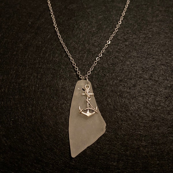 Maine SeaGlass & Shell Necklaces. Sourced from Maine Beaches and Coves