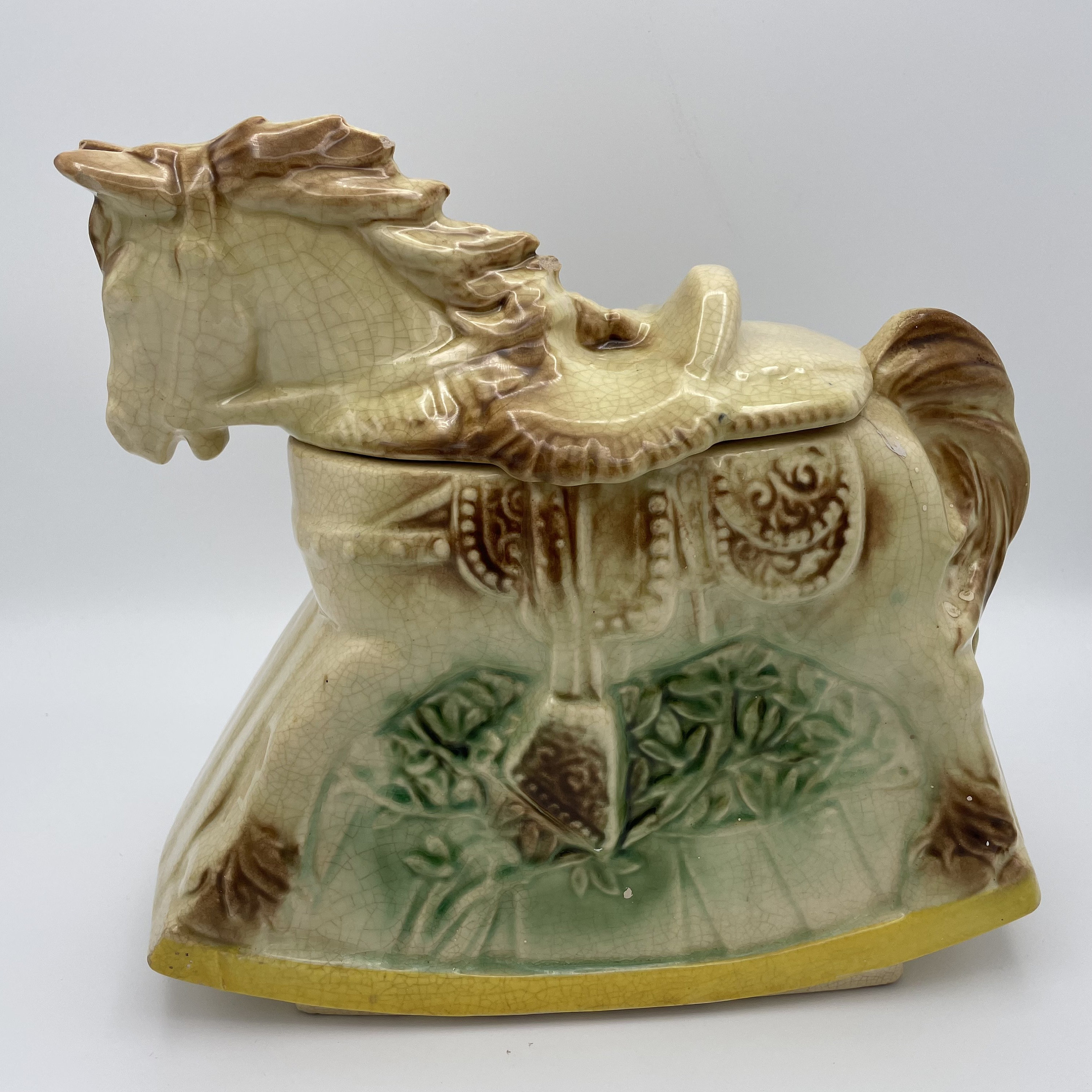 Vintage Rocking Horse Cookie Jar by Mccoy in Roseville Ohio Etsy