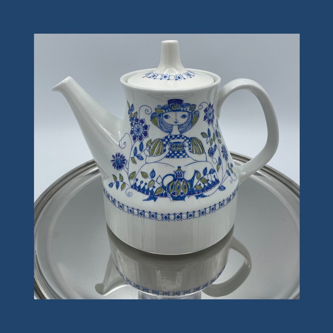Vintage Lotte Teapot Turi Design Figgjo Flint From Norway Etsy