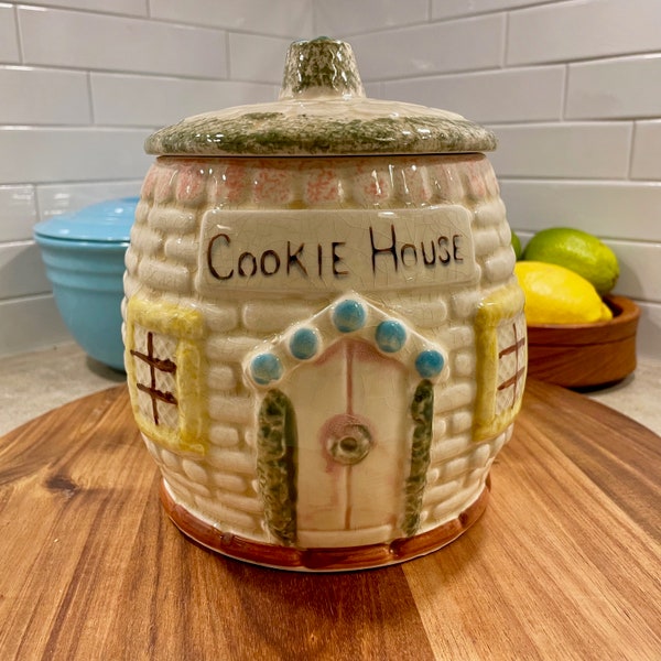 Antique Cookie Jar Etsy