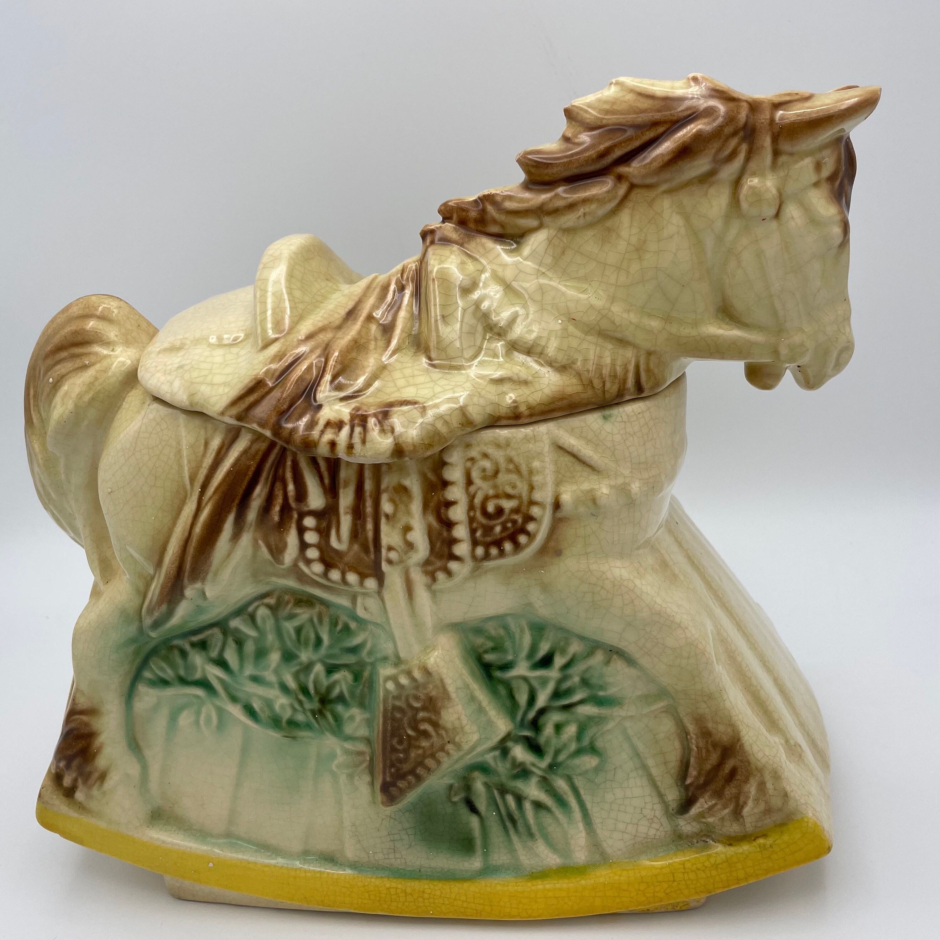 Vintage Rocking Horse Cookie Jar by Mccoy in Roseville Ohio Etsy