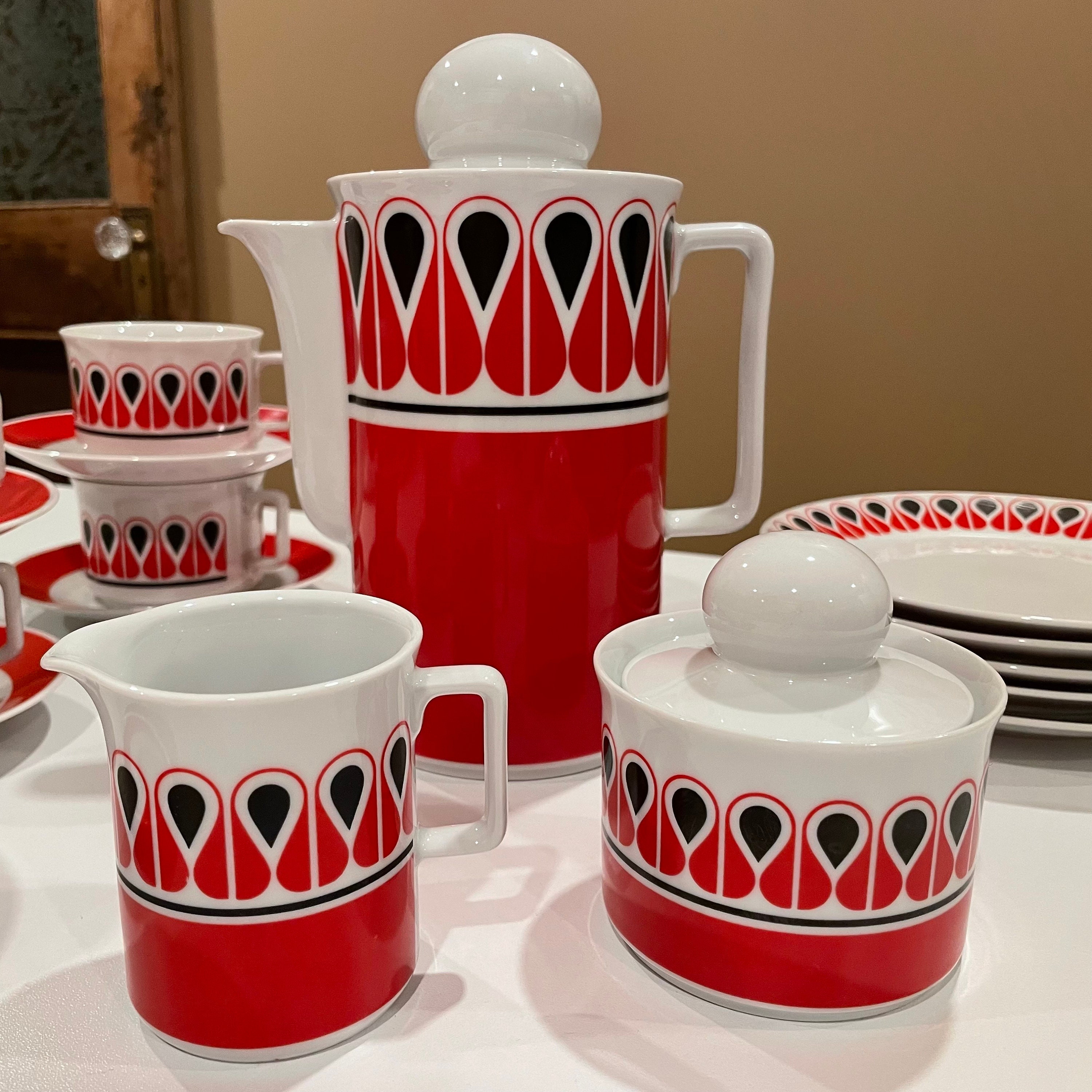 Vintage 20-piece Schirnding Bavaria Luncheon Set for 6