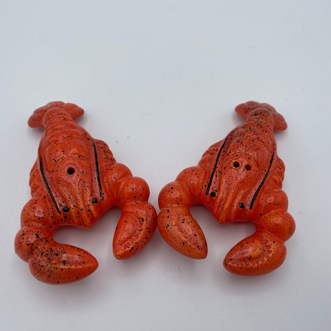 Vintage Lobster Salt and Pepper Shakers Made in Japan Etsy