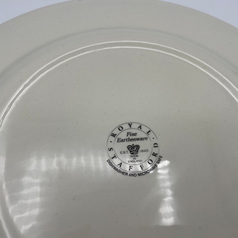 Vintage Single Dinner Plate by Royal Stafford England, Earthenware