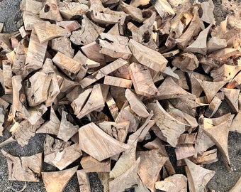 Natural Olive Wood Scraps: Jewelry Making & Resin Projects