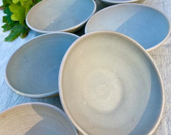 Ceramic snack bowl, tapas bowl, beige fired glaze