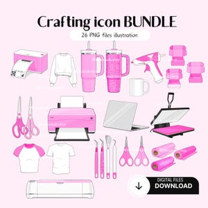 Craft business PNG, crafting png, Craft Icon, Small business owner, small business, crafter, sublimation print, png download