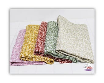 Swirly Ivy Double Gauze Fabric | 52'' (132cm) Wide | 100% Cotton