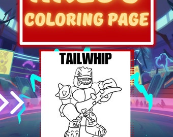 Tailwhip Akedo Coloring Page