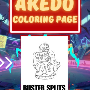 Buster Splits Akedo Ausmalbilder