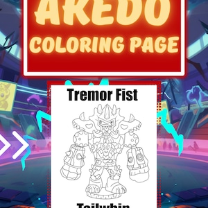 Tremor First Trailwhip Akedo Coloring - Il 300x300.5343179670 Tuuu 
