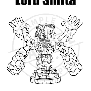 Lord Shifta Akedo Coloring Page