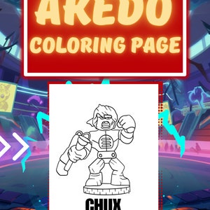 Chux Akedo Coloring Page