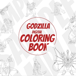 Godzilla Coloring Book | Color All Monsters!