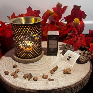 Brûleur de parfum Ohm + Huile essentielle de protection