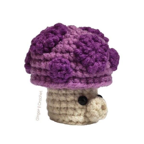 DIGITAL Puff Shroom Crochet Pattern Plants VS Zombies