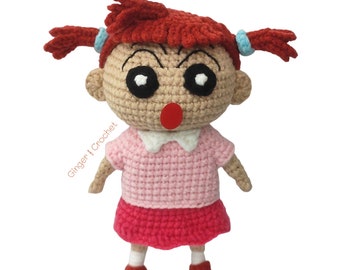 DIGITAL Crayon Shin Chan NeneSakurada Crochet Pattern