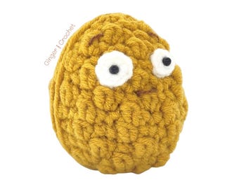 DIGITAL Wallnut Crochet Pattern Plants VS Zombies
