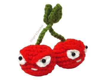 DIGITAL Cherry Bomb Crochet Pattern Plants VS Zombies