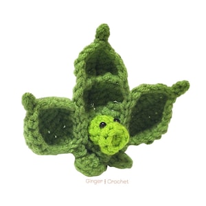 DIGITAL Pea Pod Crochet Pattern Plants VS Zombies