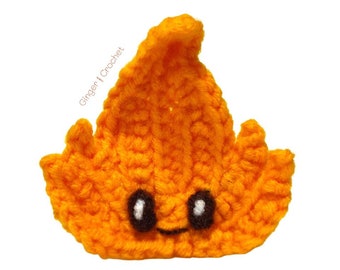 DIGITAL Gold Leaf Crochet Pattern Plants VS Zombies