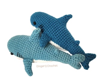 DIGITAL IKEA Shark Crochet Pattern