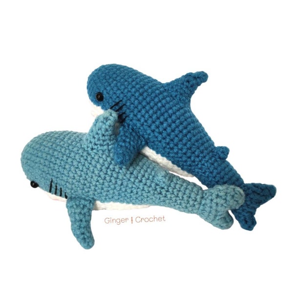 DIGITAL IKEA Shark Crochet Pattern