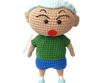 DIGITAL Crayon Shin Chan Masao Sato Crochet Pattern