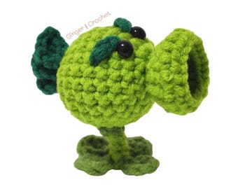 DIGITALRepeater Crochet Pattern Plants VS Zombies