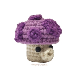 DIGITAL Puff Shroom Crochet Pattern Plants VS Zombies