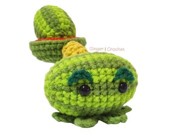 DIGITAL Melon Pult Crochet Pattern Plants VS Zombies